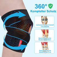 1 x RAW Customer Returns SIVITICK knee brace women men adjustable knee support with side stabilizers patella gel pads orthopedic bandage knee meniscus arthrosis 1 piece unisex - RRP €17.7