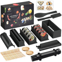 1 x RAW Customer Returns AMANKA Sushi Maker Set, 15-in-1 Sushi Kit, Sushi Maker for Beginners, 8 Shapes DIY Sushi Making Set with Sushi Roller Maker and Bamboo Sushi Mat, Perfect Sushi Making Machine Kitchen Accessories - RRP €24.98