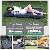 1 x RAW Customer Returns Icelus Car Mattress SUV Air Mattress with Air Pump 140 89 15 cm Inflatable Camping Combo Air Bed for Car Back Seat Thicker Trunk Mattress Bed for Camping Outdoor Traveling - RRP €36.29