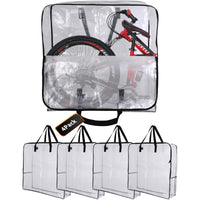 1 x RAW Customer Returns VENO 95L underbed storage box with handles and zippers, storage bag, folding bike bag, clothes storage, moving bags, load capacity of 22.7 kg pack of 5  - RRP €35.99