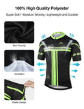 1 x RAW Customer Returns INBIKE Cycling Jersey Set Men s Short Sleeve Cycling Jersey Cycling Clothing Set MTB Summer Bib Shorts with Seat Pad for Cycling Road Bike S - RRP €39.99