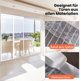 1 x RAW Customer Returns DIKER Fly Screen Magnetic Door, 100 x 200 cm Fly Curtain, Magnetic Balcony Door, No Drilling, Insect Protection Curtain, Mosquito Net Door, Fly Doors for Living Room, Patio Door White  - RRP €21.99