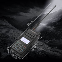 1 x RAW Customer Returns Radioddity GA-5E 5W Long Range Handheld Radio 144-146 430-440Mhz Amateur Radio Walkie Talkie Rechargeable with Display SYNC for Outdoor Activities Camping, License Required - RRP €34.99