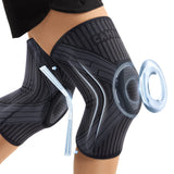 1 x RAW Customer Returns CAMBIVO 2 x knee brace men women, knee pads with side stabilizers and patella gel pad, bandage knee support for running, sports, ACL, arthritis, meniscus tear, pain relief - RRP €29.99