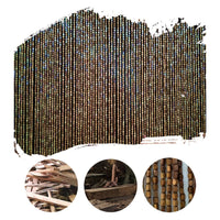 1 x RAW Customer Returns FWTXZTER Wooden Bead Curtain, 90 Strands Hanging Durable Door Curtain Decoration Divider Curtain, Door Curtains Panel for Living Room Bedroom Closet Cafe Restaurant Size 200x90cm  - RRP €95.8