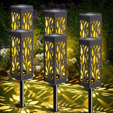 1 x RAW Customer Returns Solar lamps for outdoor garden, 6 pieces garden solar lights for outdoors, IP65 waterproof solar lights garden solar garden lights, auto ON OFF LED solar garden lights for outdoors, solar light garden - RRP €22.15