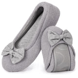 21 x Brand New EverFoams Women s Terry Ballet Flat Slippers, Grey, 37 38 EU - RRP €482.79