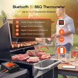 1 x RAW Customer Returns Inkbird Grill Thermometer IDT-34C, Digital Grill Thermometer Bluetooth with 45M Connection Distance, Wireless Grill Thermometer with Temp Alarm, Oven Thermometer Meat Thermometer for Grill, Baking, BBQ - RRP €39.34