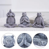 1 x RAW Customer Returns Yeomoo Meditation Yoga Turtle Figures Zen Garden Decoration Living Room - Resin Turtle Garden Figures Miniature Decoration Desk Accessories Gifts for Women Children Girlfriend Birthday 3 Pieces - RRP €20.16