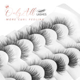 48 x Brand New Onlyall Lashes Natural Look False Eyelashes Gradient Volume Eyelashes Soft Eyelashes Fluffy False Eyelashes 14MM A18 - RRP €289.92