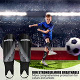 5 x Brand New Child Football Shin Guards, Youth Shin Guard, Unisex Shin Guards, Full Protection for Children s Legs, Children s Football Equipment with Ankle Protection L  - RRP €65.5