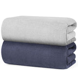 1 x RAW Customer Returns URAQT Large Bath Towels, 2pcs Large Soft and Ultra Absorbent Microfiber Towel, Quick Drying Gym Towel, Large Multipurpose Beach Towel for Bathroom, Camping, Hotel, Gym and SPA, 70x140cm - RRP €15.17