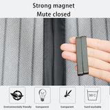 1 x RAW Customer Returns EMSMIL Magnetic Mosquito Net 90 x 210cm Black Net Curtain for Outdoor Door Mosquito Repellent Automatic Closing Anti Insects Breathable Magnetic Curtains for Doors Windows Balcony Living Room - RRP €11.09