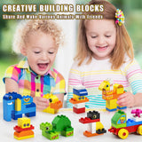 2 x RAW Customer Returns burgkidz Classic Large Creative Building Blocks Box, 135-piece Colorful Building Blocks for Building 15 Figures and Animals, Building Toys Construction Toys for Toddlers Ages 2 and Up - RRP €78.5