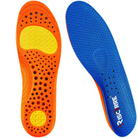 1 x RAW Customer Returns Insoles - soft comfort shoe insoles for sports, leisure and work, shock-absorbing insoles - for sneakers, boots, hiking shoes orange - RRP €15.99