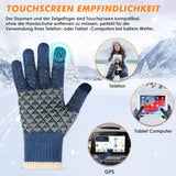 45 x Brand New pairs of winter gloves, touchscreen gloves, wool gloves, knitted finger gloves, sports, warm and windproof winter gloves for skiing, cycling and texting, suitable for men and women L  - RRP €580.05