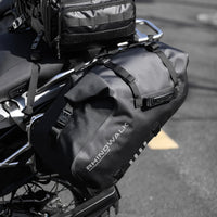 1 x RAW Customer Returns WILDKEN Motorcycle Side Bag, 48L Motorcycle Tail Bag, Waterproof Saddlebag, Duffle Bag Back Seat Bag Travel Bag Long Distance Motorcycle Bag Black-XL  - RRP €129.06