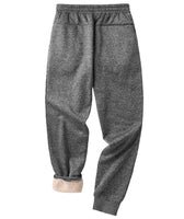 1 x Brand New zitysport Thermal Jogging Pants Lined Men s Fleece Pants Jogger Training Pants Drawstring Warm Lined Sports Pants with Pockets Men s Fleece Pants for Winter Men s Sweatpants M-Gray  - RRP €40.33