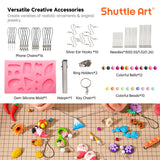 1 x RAW Customer Returns Shuttle Art Polymer Clay, 50 Colorful Soft Clay Set, 1.4 kg 3.1 lb, Oven-Hardening Modeling Clay Set, Baking Kneading, Equipped with 19 Carving Tools and 10 Accessories, Non-Sticky, Non-Toxic - RRP €29.5