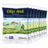 3 x RAW Customer Returns Nortembio Organic Citric Acid 8x500 g. Anhidrous Citric Acid Powder, 100 Pure. Multi-Purpose Cleaner. E-Book Included. - RRP €96.18