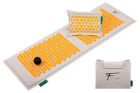 1 x RAW Customer Returns Fitem - XL acupressure mat with pillow - 100 natural coconut filling - massage - relieves back and neck pain - sciatica - muscle relaxation - relaxation and reduces insomnia ... - RRP €60.16