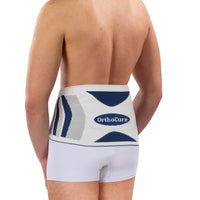 1 x RAW Customer Returns ORTHOCURE Back Brace Machine Washable Support Belt for Lumbar Spine Back stabilization kidney warmer Bandage for men and women Help with back pain herniated disc - XL  - RRP €35.24