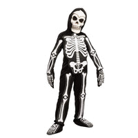 1 x RAW Customer Returns Spooktacular Creations Fierce 3D Skeleton Costume Set for Kids Halloween Dress Up, Role-Play, Carnival Cosplay Medium 8-10 yrs  - RRP €28.99