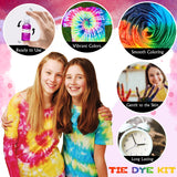 1 x RAW Customer Returns Tie Dye Kit 40 Colors - Vibrant Fabric Textile Paints Graffiti Dye for DIY Clothing Painting, Children and Adults - All in 1 Textile Paint Dye for Shirts, Shirt, DIY Tie-Dye, Party - RRP €26.69