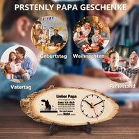 1 x RAW Customer Returns PRSTENLY Gifts for Dad, Birthday Gift for Dad, Wooden Watch, Gift for His Birthday, Gift for Dad, Christmas Gift for Son Daughter - RRP €22.8