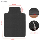 15 x Brand New Chair mats for multiple surfaces, office chair underlay 90x140cm, 4mm desk chair underlay, non-slip protective mat office chair for parquet laminate vinyl floor and tiled floor T shape-black  - RRP €544.35