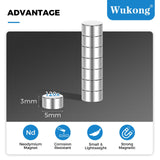 1 x RAW Customer Returns Wukong Pack of 200 3x2mm Small Magnets Neodymium Magnets Strong Mini Fridge Magnets for Crafts, Fridge, Magnetic Board, Whiteboard and DIY - RRP €8.41