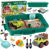 1 x RAW Customer Returns Aliex Kinetic Sand Set, Magic Sand Farm - All in One Modeling Sand Set No Mess - Magic Play Sand Toy Gift for Boys Girls 3 4 5 6 7 8 Years - RRP €36.99