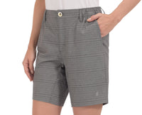 1 x RAW Customer Returns Little Donkey Andy Women s Lightweight Quick-Drying Cargo Shorts Bermuda Stretch Shorts for Hiking, Golf, Camping, Traveling Gray S - RRP €29.78