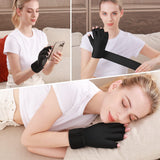 1 x RAW Customer Returns Finger Compression Ice Glove for Pain Relief, Adjustable Wrist Strap, Wrist Ice Bag for Hot and Cold Therapy, Gel Cold Bag for Tendonitis, Carpal Tunnel S  - RRP €29.99