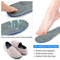 1 x RAW Customer Returns KOWAYI Slippers Women Men Slip On Closed Slippers Hut Shoes Non-Slip Memory Foam Slippers Unisex Indoor Outdoor-HUISE-36 37 - RRP €21.17