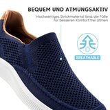 1 x RAW Customer Returns ODCKOI Men s Slip On Casual Sneakers Lightweight Breathable Shoes Mesh Casual Shoes Comfortable Sports Shoes Walking Sneakers Loafers Dark Blue 46 - RRP €40.26