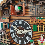 1 x RAW Customer Returns PIAOPIAO Cuckoo Clock, Black Forest Cuckoo Clocks Carved, Wooden House Scene Cuckoo Clock, Original with Cuckoo Call, Suitable for Living Room Bedroom Kitchen Restaurant Caf Hotel Decoration - RRP €81.8