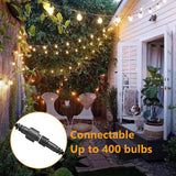 1 x RAW Customer Returns FANSANMY LED outdoor fairy lights, 18M 60FT outdoor fairy lights with 30 1 G40 LED ball bulbs, IP45 waterproof outdoor garland lights for garden, wedding, party, outdoor use - RRP €41.99