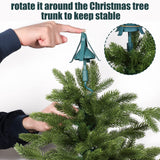 4 x Brand New Christmas tree topper holder, universally rotatable holder for tree topper plastic with adjustable fastening for stabilizing and supporting treetop decorations, suitable for all types of treetops - RRP €79.12