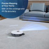 1 x RAW Customer Returns ECOVACS DEEBOT X2 Omni robot vacuum cleaner with wiping function 8000Pa T8 Pure  - RRP €599.99