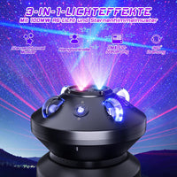 1 x RAW Customer Returns 60W Moving Head Stage Light, RB LED Rotating Starry Sky Party Light with 6 Light Effect Patterns DMX 15CH Master-Slave Sound Activation Modes, Disco Lights for Shows House Parties Bar Club Weddings - RRP €159.99