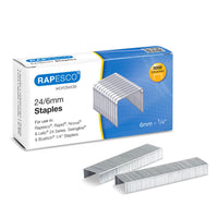 1 x RAW Customer Returns Rapesco S24602Z3 Galvanized Staples 24 6mm No.16 , Pack of 5000 - RRP €7.76