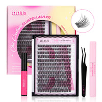 30 x Brand New CALAILIS DIY Eyelash Extensions Set, 168 Pieces D Curl Individual Eyelashes with Eyelash Glue and Sealer Eyelash Remover and Eyelash Applicator Lash Extension Set 703-KIT  - RRP €544.2