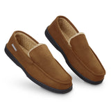 1 x RAW Customer Returns Dunlop Slippers Men s Winter Mules Memory Foam Slippers Hut Shoes Plush Slippers Men s Slippers Indoor Outdoor Gift for Men Brown 45 EU - RRP €22.78