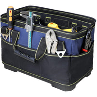 1 x RAW Customer Returns AIRAJ tool bag 42 23 29cm, waterproof tool bag with wide mouth, adjustable shoulder strap, suitable for daily household, carpenters, electricians and maintenance personnel - RRP €23.78