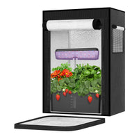 1 x RAW Customer Returns Grow Tent with Observation Window, Removable Bottom Tray, Small Grow Tent for Aerogarden Hydroponic Growing System, Blocks Excess Glare and Keeps Your Pets Away from Your - RRP €39.95