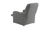 1 x RAW Customer Returns Textil-home Stretch cover for recliner complete TEIDE, 1 seater - 70 to 100 cm. Color grey - RRP €32.99