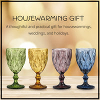 1 x RAW Customer Returns ARTLAND, Glass, Highgate Goblets, Multicoloured, 4 pieces - RRP €45.5