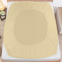 1 x RAW Customer Returns Utopia Bedding mattress protector 140 x 200 x 30 cm waterproof, Oeko-TEX certified mattress topper breathable, mattress protector, all-round elastic beige  - RRP €18.68