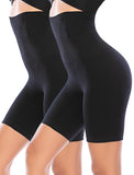 1 x RAW Customer Returns SURE YOU LIKE High Waist Tummy Control Panties Shapewear Girdle Pant Figure-Shaping Girdle Panty Body Shaper, Black Black, XS S - RRP €29.23